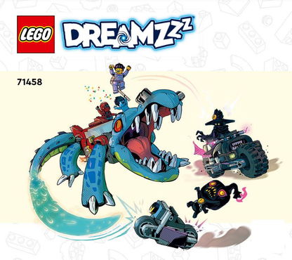 71458 Crocodile Car (Used) LEGO Dreamzzz