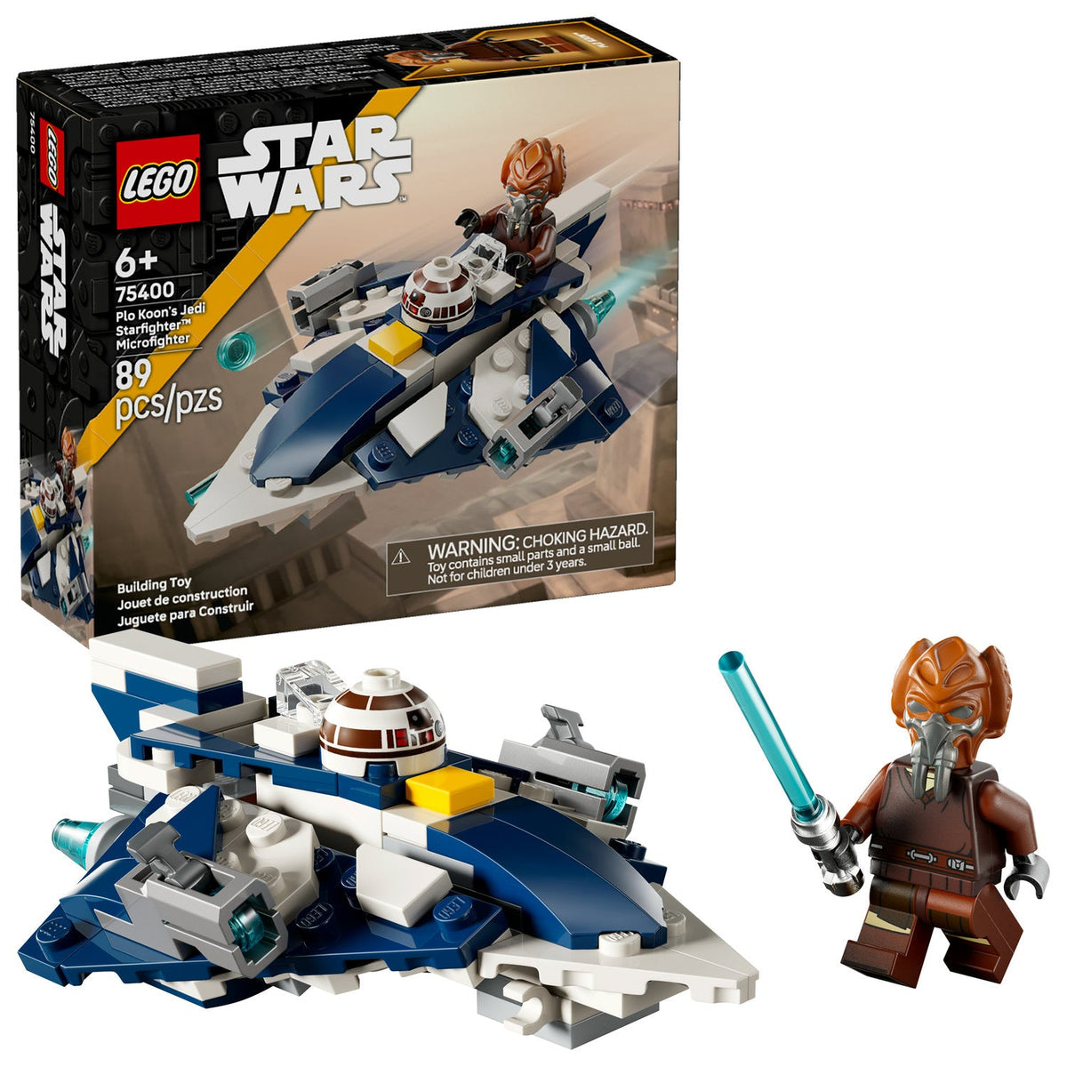75400 Plo Koon's Jedi Starfighter Microfighter (Retired) LEGO Star Wars