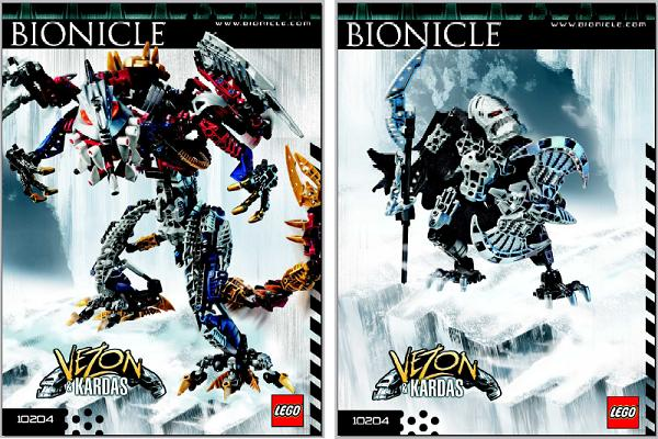 10204 Vezon & Kardas (Used) LEGO BIONICLE