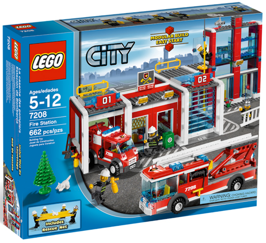 7208 Fire Station (Retired) LEGO City
