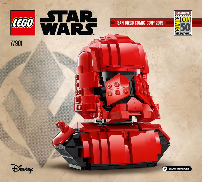 77901 Sith Trooper Bust (Comic-Con Exclusive) (Certified) LEGO Star Wars