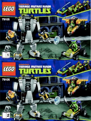 79105 Baxter Robot Rampage (Used) LEGO Teenage Mutant Ninja Turtles