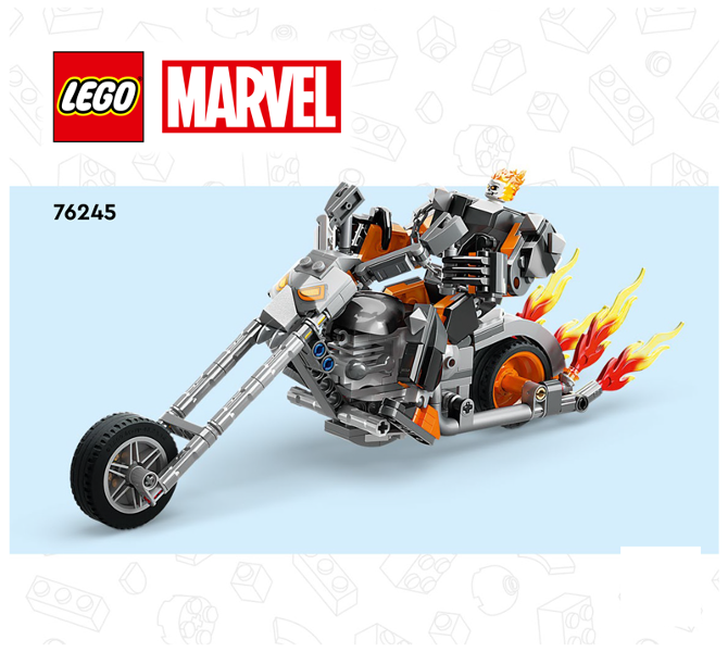 76245 Ghost Rider Mech & Bike (Used) LEGO Super Heroes