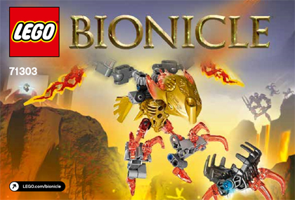 71303 Ikir - Creature of Fire (Certified) LEGO BIONICLE