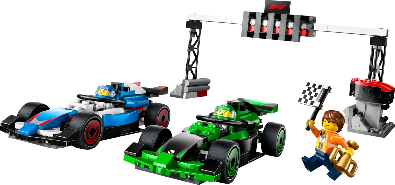 60474 F1 Grid with VCARB & Sauber Race Cars (Retired) LEGO City