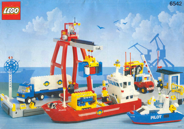 6542 Launch & Load Seaport (Used) LEGO Town