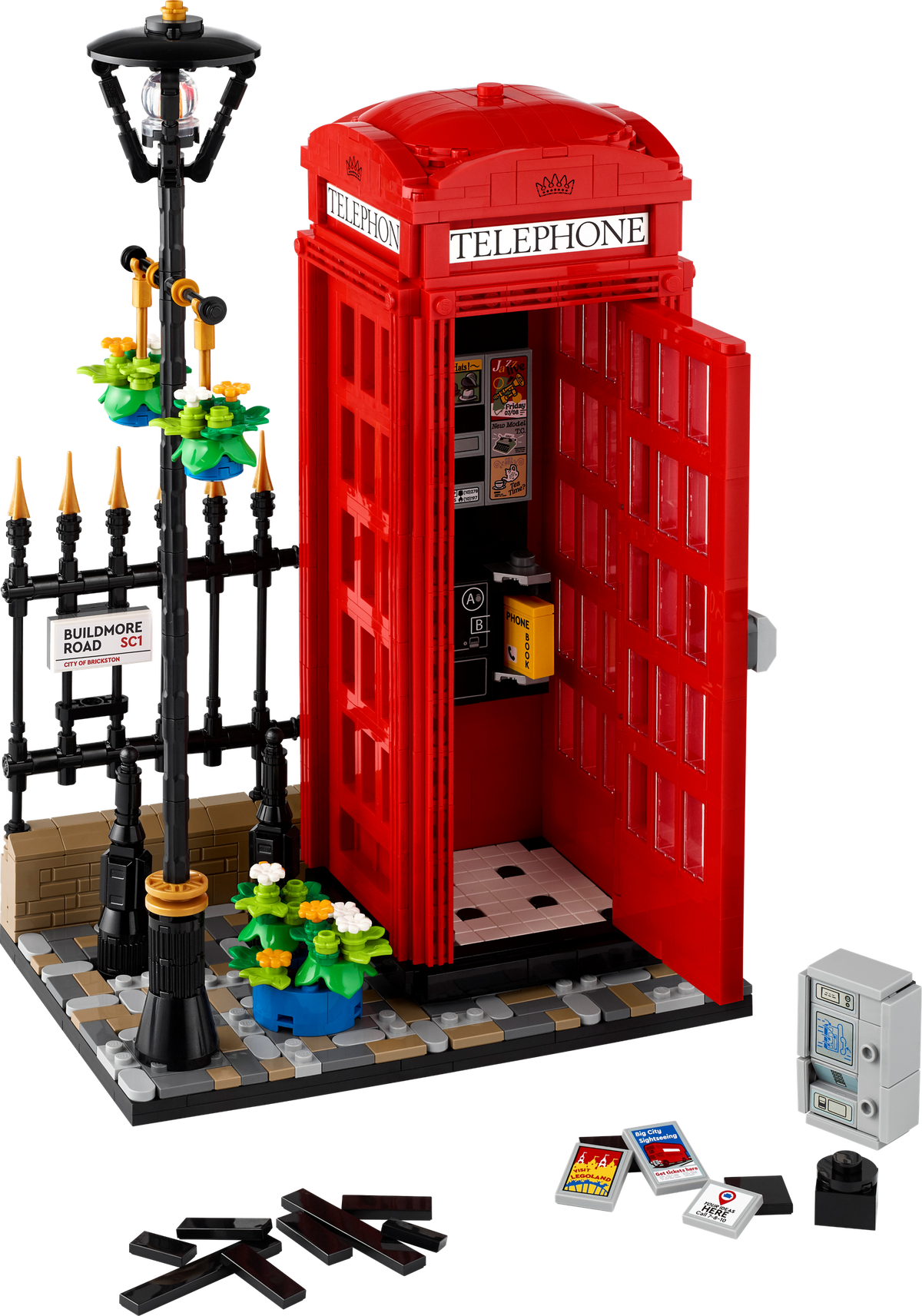 21347 Red London Telephone Box (Certified) LEGO Ideas