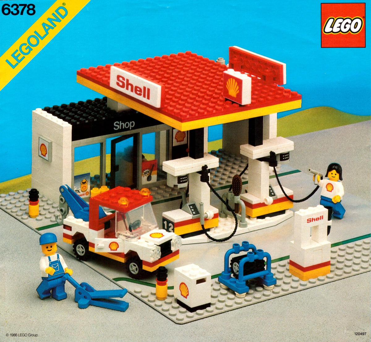 6378 Service Station (Certified) LEGO Town
