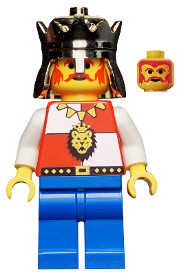 Royal Knights - King, with Blue Legs without Cape and Plume (cas060a)