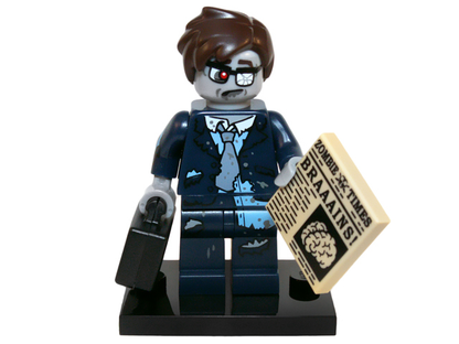 Zombie Businessman - Series 14 Collectible Minifigure (col14-13)