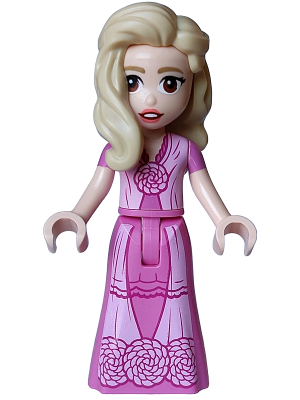 Glinda - Mini Doll, Dark Pink Dress (wck005)