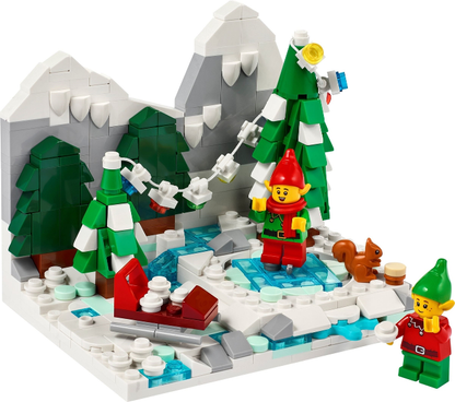 40564 Winter Elves Scene (Retired) LEGO Promotional