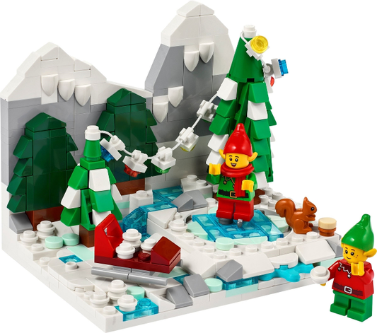 40564 Winter Elves Scene (Retired) LEGO Promotional