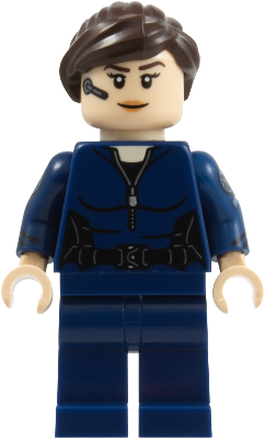 Maria Hill - Dark Blue Suit, Printed Arms (sh1129)