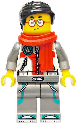 Mr. Tang - White Jacket, Flat Silver Legs (mk162)