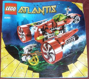 8060 Typhoon Turbo Sub (Certified) LEGO Atlantis