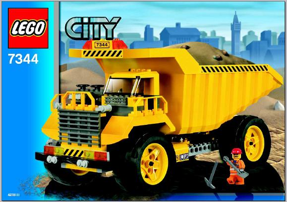 7344 Dump Truck (Used) LEGO City