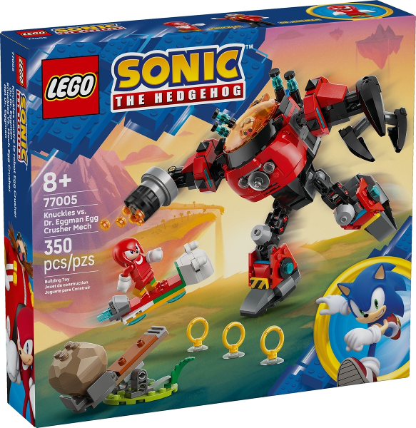 77005 Knuckles vs. Dr. Eggman Egg Crusher Mech (Retired) LEGO Sonic