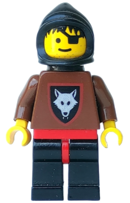 Wolfpack - Eye Patch, Brown Arms and Black Legs, Black Hood and Cape (cas251)