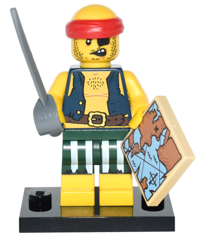 Scallywag Pirate - Series 16 Collectible Minifigure (col16-9)