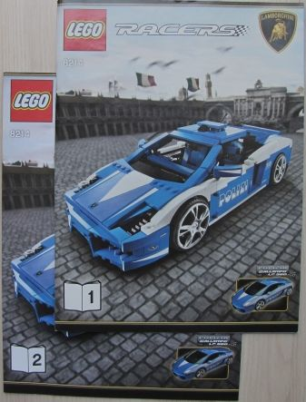 8214 Lamborghini Polizia (Used) LEGO Racers
