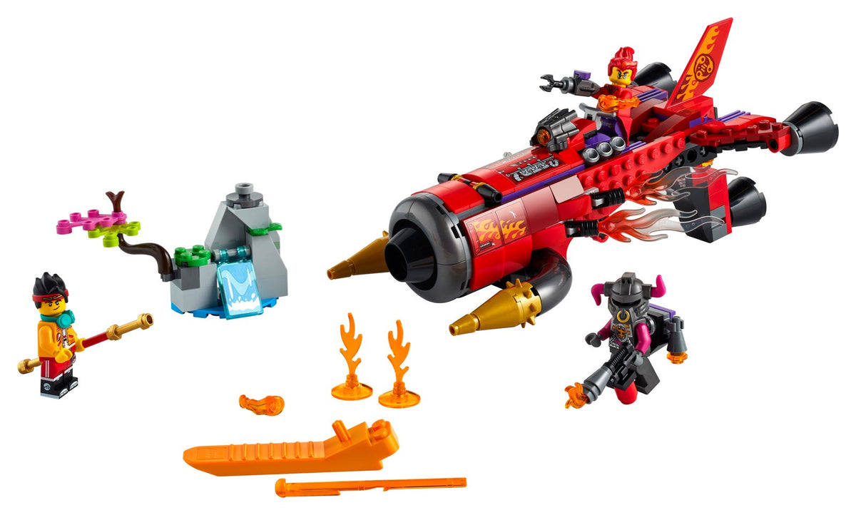 80019 Red Son's Inferno Jet (Certified) LEGO Monkie Kid