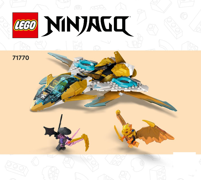 71770 Zane's Golden Dragon Jet (Certified) LEGO Ninjago