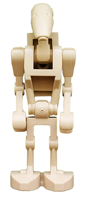 Battle Droid - Tan, Angled Arms, 1 x 2 Plate on Back (sw0001a)