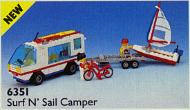 6351 Surf N' Sail Camper (Retired) LEGO Town