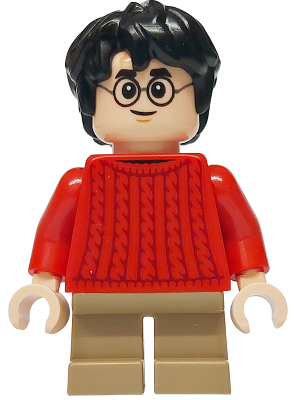Harry Potter - Red Sweater, Dark Tan Short Legs (hp551)