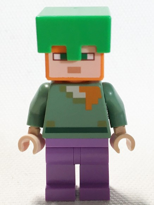 Alex - Medium Lavender Legs, Bright Green Helmet (min089)