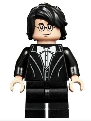 Harry Potter - Black Suit, White Bow Tie, Medium Legs (hp184)