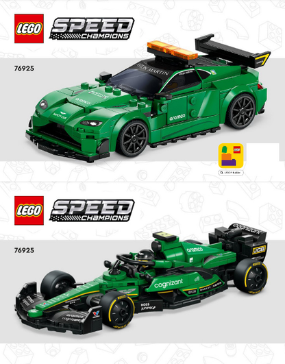 76925 Aston Martin Vantage Safety Car & AMR23 (Certified) LEGO Speed Champions