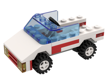 2880 Open-Top Jeep (Retired) LEGO Town