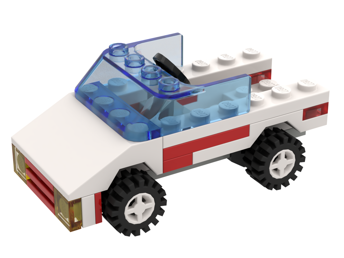 2880 Open-Top Jeep (Certified) LEGO Town