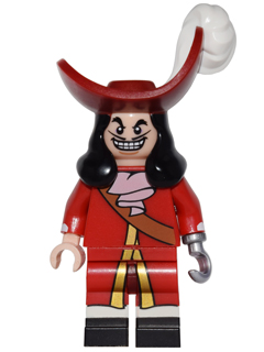 Captain Hook, Disney, Series 1 (Minifigure Only) (dis016)