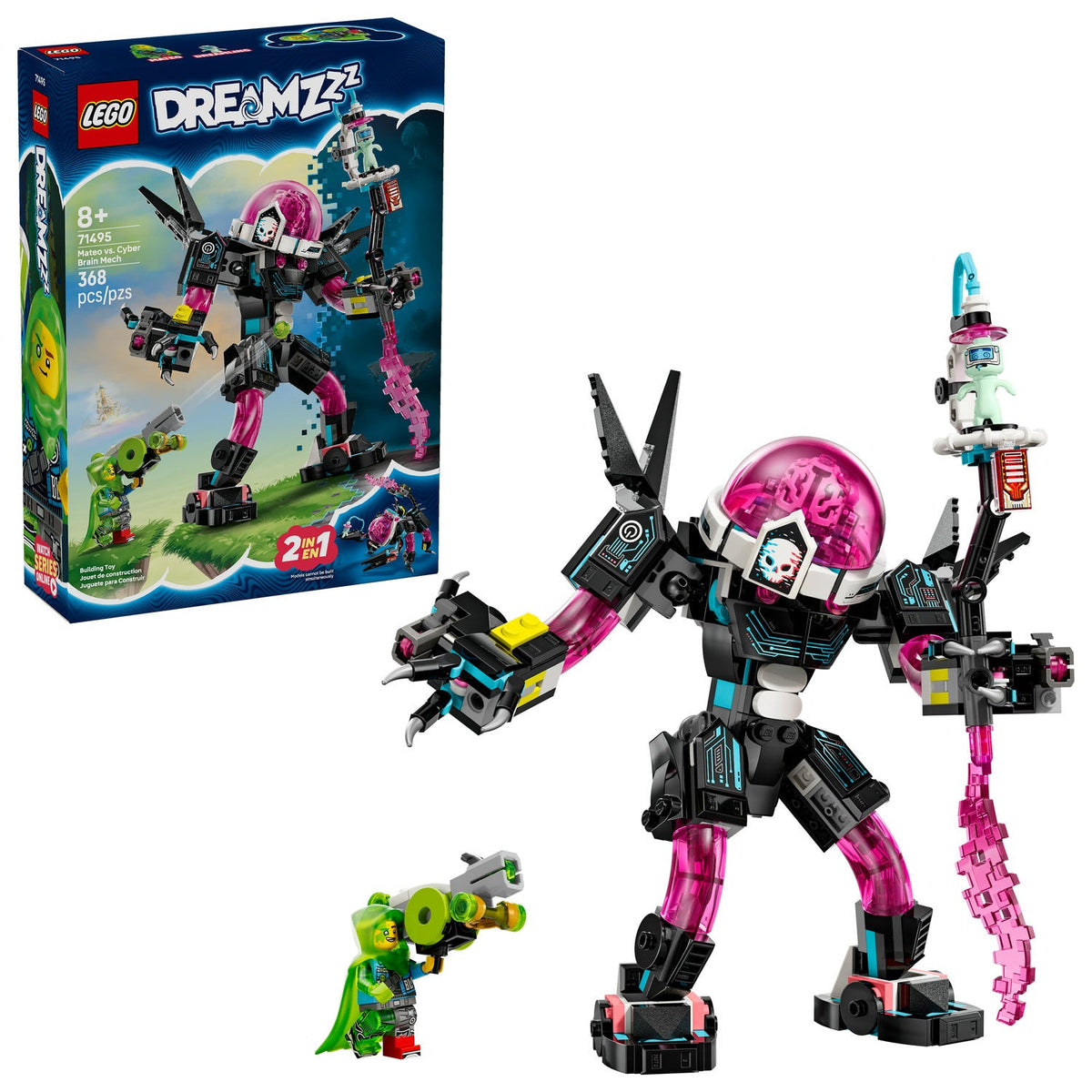 71495 Mateo vs. Cyber Brain Mech (Retired) LEGO Dreamzzz