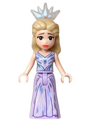 Glinda - Mini Doll, Lavender Dress, Crown Tiara (wck027)