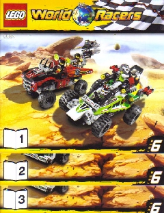 8864 Desert of Destruction (Used) LEGO World Racers