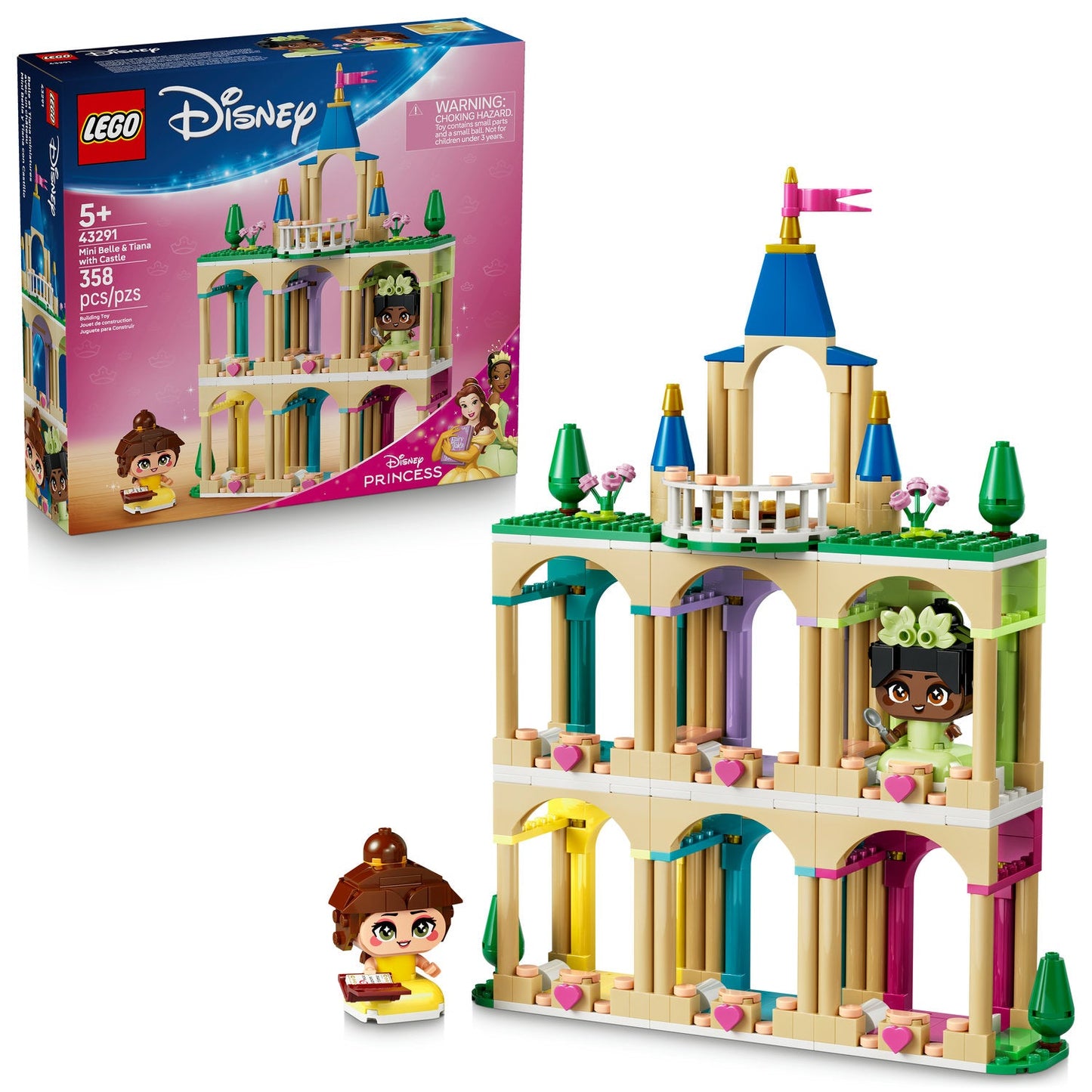43291 Mini Belle & Tiana with Castle