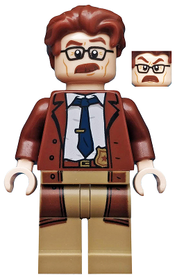 Commissioner Gordon - Reddish Brown Hair and Coat (sh0591)