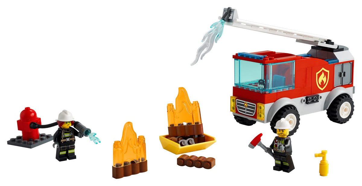 60280 Fire Ladder Truck (Used) LEGO City