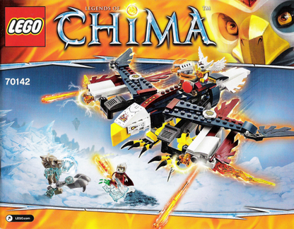 70142 Eris' Fire Eagle Flyer (Used) LEGO Legends of Chima
