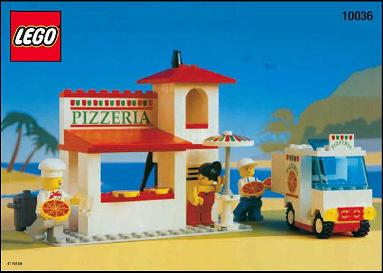 10036 Pizza-To-Go (Certified) LEGO Town