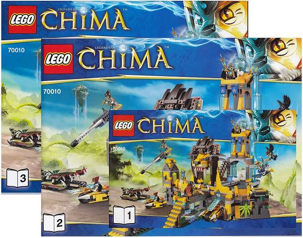 70010 The Lion CHI Temple (Used) LEGO Legends of Chima