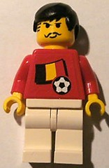 Soccer Player - Belgian Player 3, Belgian Flag Torso Sticker on Front, Black Number Sticker on Back (specify number in listing) (soc030s02)