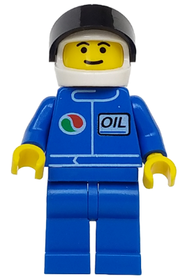 Octan - Blue Oil, Blue Legs, White Helmet, Black Visor (oct022)