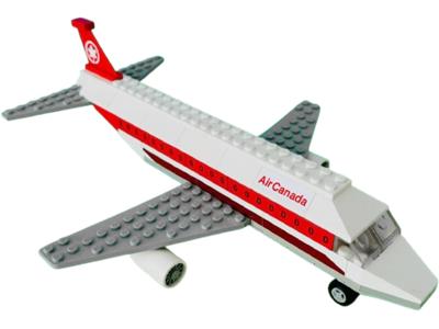 611 Air Canada Jet Plane (Used) LEGO Town