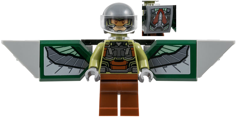 Falcon (Joaqu√≠n Torres) - Backpack and Wings with Stickers (sh1000s)