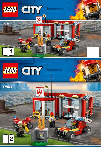 77943 Fire Station Starter Set (Certified) LEGO City